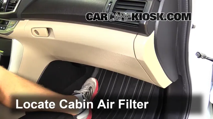 2013 Honda Accord EX-L 2.4L 4 Cyl. Sedan Filtro de aire (interior) Cambio